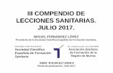 III COMPENDIO DE LECCIONES SANITARIAS. JULIO …cienciasanitaria.es/wp-content/uploads/2017/07/Libro-electronico... · - Vigilar la posible aparición de trastornos psicológicos