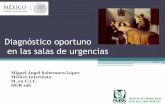 Diagnóstico oportuno en las salas de urgenciaspatologiaclinicamexicana.org.mx/minisite/merida/conferencias/02/02.pdf · SSA-Triage.2010. Segundo paso….. • 85% son egresados por