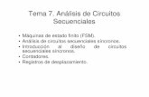 Tema 7. Análisis de Circuitos Secuencialespersonales.unican.es/manzanom/Planantiguo/EDigitalI/Tema_VII.pdf · • Estos circuitos se realizan con circuitos secuenciales. ... En los