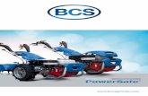 MOTOCULTORES -MOTOCULTIVADORES - BCS …€¦ · acoplar una amplia gama de equipos y aperos ... aumentando la adherencia del motocultor ... robustez da transmissão e pela estrutura