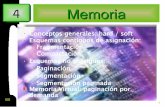Gestión de Memoria - lsi.ugr.eslsi.ugr.es/jagomez/sisopi_archivos/4Memoria.pdf · al controlador de memoria. 21 SOI Traducción de ... Ejemplo de compactación Tarea 1(8KB) Load