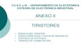 ANEXO II TIRISTORES - lisandrolanfranco.comlisandrolanfranco.com/wp-content/uploads/2016/03/Anexo-2-Tiri... · anexo ii tiristores f.c.e.f. y n. – departamento de electrÓnica cÁtedra