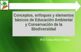 Conceptos, enfoques y elementos básicos de … · Conceptos, enfoques y elementos básicos de Educación Ambiental y Conservación de la Biodiversidad Prof. Cristian Marrero Solano