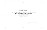 Género, empoderamiento y microfinanzas - Instituto ...cedoc.inmujeres.gob.mx/documentos_download/100852.pdf · Género, empoderamiento y microfinanzas Un estudio del caso en el norte