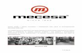 Barcelona 1956 - mecesa.com · c.44 (rev.0) mecesa diseÑa y fabrica accesorios y componentes para lineas de instrumentaciÓn industrial desde 1952. los diseÑos mecesa se enfocan