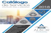de Servicios 2018 - alborconsultores.com.mxalborconsultores.com.mx/catalogo_ALBOR_2018.pdf · Nos dedicamos a la prestación de servicios profesionales que brinden soluciones útiles