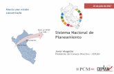 Perú al 2030 y más Sistema Nacional de Planeamiento · Enfoque de bienestar Marco de Inversión Acuerdo ... Aprobada para su difusión en sesión del Consejo Directivo de CEPLAN