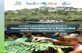 basada en 21 experiencias del SINAC Manejo Participativo... · promover la conservación participativa de la biodiversidad basada en 21 experiencias del SINAC. San José, Costa Rica.