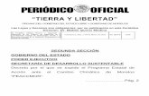 “TIERRA Y LIBERTAD” - periodico.morelos.gob.mxperiodico.morelos.gob.mx/periodicos/2015/5268 2a.pdf · Al margen izquierdo un Escudo del Estado de Morelos que dice: ―Tierra y