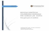 REVISTAS CIENTÍFICAS COLOMBIANAS ... - … · julio de 2013 una guía para el análisis revistas cientÍficas colombianas indexadas por scimago lab - scopus universidad santo tomÁs