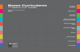 Bases Curriculares - Currículum en línea. MINEDUC ... · de Educación de 2009 (Ley N° 20.370), paulatinamente pasarán a constituir el ciclo de formación general de la Educación