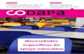 Necesidades - CODAPA · Reportaje Necesidades específicas de apoyo educativo. CODAPA Revista de padres y madres de Andalucía Coordinación Francisco Mora Sánchez Ana Castilla Brito