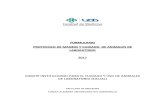 FORMULARIO PROTOCOLO DE MANEJO Y …medicina.udd.cl/icim/files/2016/10/PROTOCOLO-DE... · protocolo de manejo y cuidado de animales de laboratorio 2017 comitÉ institucional para