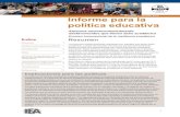 Examen transnacional de la resiliencia académica Índice Resumendbd0a50c-b82d-4a5d... · 2017-11-06 · Informe para la política educativa Índice Resumen 1 ... Introducción 2