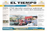 VOTE EN NUESTRA WEB: WWW. …media.eltiempo.com.ve/EL_TIEMPO_VE_web/38/diario/docs/... · POLÍTICA > Representantes de PJ y Copei hicieron un llamado al Poder Electoral para que