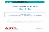 Software ERP S I E - aigr.es · Todo ello realizado mediante la plataforma de desarrollo VELNEO. Nosotros nos encargamos de instalar el ERP en sus ordenadores o bien presencialmente