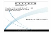Serie WCN/WDS/WPH100 - walchem.com · Entradas digitales de contador de alta velocidad Sistema eléctrico: ópticamente aislado y proporcionando una toma de 9 V CC eléctricamente