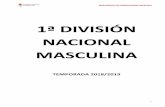 1ª DIVISIÓN NACIONAL MASCULINA - basketcyl.com · Inscripción de los equipos indicados, así como la Ficha de Club. ... Una vez finalizado el plazo para inscribir licencias en