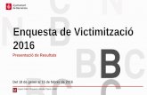 Enquesta de Victimització 2016 - Ajuntament de Barcelonaajuntament.barcelona.cat/prevencio/sites/default/files/2016EVB... · FITXA TÈCNICA ÀMBIT Municipi de Barcelona. UNIVERS