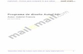 Programa de diseño AutoCAD - imagenes.mailxmail.comimagenes.mailxmail.com/cursos/pdf/...autocad-17519.pdf · AutoCAD®es una palabra compuesta, contracción de la firma que desarrolló