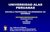 UNIVERSIDAD ALAS PERUANAS - s3.amazonaws.com · La maquina reemplaza al hombre ... Rudimentaria Compleja Conservadora Innovadora Mantenimiento del Cambio y Creatividad Status quo