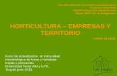 HORTICULTURA EMPRESAS Y TERRITORIOavalon.utadeo.edu.co/facultades/economicas/raet/publica... · 2012-05-10 · Grupo RAET de investigación HORTICULTURA ... se apoya la palanca con