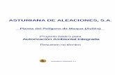 ASTURIANA DE ALEACIONES, S.A. - … Aleastur.pdf · Asturiana de Aleaciones, S.A. (Aleastur en adelante) está interesada en solicitar la Autorización Ambiental Integrada para la
