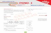 Solucionario 2010 -I TEMA P Matemát Matemáticacloud.vallejo.com.pe/MATEXly1s58bOpM.pdf · Solucionario 2010-I Examen de admisión Matemática 1 ... Solucionario de Matemática unI