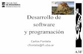 Desarrollo de software y programaciónmaterias.fi.uba.ar/7507/content/20102/teoricas/7507_05_desarrollo.pdf · Otros: ASD, Cristal, FDD, DSDM, MSF forAgile. 2c2010 35 A3F Scrum: ciclo.