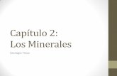 Capítulo 2: Los Minerales - webapp.pucmm.edu.dowebapp.pucmm.edu.do/WebSISE/Estudiante/materias... · La materia y su composición ... •sólido, •líquido y •gaseoso •El objeto
