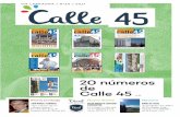 20 números de Calle 45 · dictando su proyecto educativo. ... info@heda.es Impresión: Gráficas Alzate Colegio Mayor Larraona Avda. Pío XII, 45 31008 PAMPLONA-IRUÑA Tel. 948 250