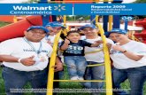 Reporte 2009 Reporte 2009 • Responsabilidad Social y ... · Social y con la región nos hizo acreedores de ... como aliado estratégico a Walmart de México, ... de los colaboradores: