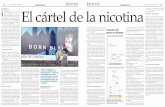 Gaceta L El cártel de la nicotina - gaceta.udg.mx · Son pocos los que lo consiguen: “El 60 ... están más presentes en los consumidores de humo, que las insuficientes campañas
