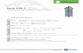 Serie FVR-7 - xn--filtracin-d7a.comón.com/FVR-7.pdf · Los elementos filtrantes usados y las partes del filtro sucias de aceite se clasifican como "residuos especiales peligrosos"