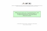 Manual para la Contratación de Supervisores …portalanterior.ine.mx/archivos3/portal/historico/recursos/IFE-v2/... · direcciÓn ejecutiva de capacitaciÓn electoral y educaciÓn