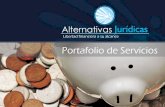 Portafolio de Servicios - Alternativas Juridicasalternativasjuridicas.com/wp-content/uploads/2015/09/portafolio.pdf · SOLUCIONES Y ALTERNATIVAS JURIDICAS SAJ S.A.S asesora a Las