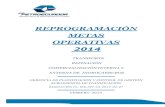Reprogramación Metas Operativas 2014 - … · cuadro resumen plan operativo metas operativas por actividad operacional • transporte • refinaciÓn • comercializaciÓn • comercio