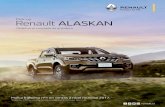 Un diseño imponente - cdn.renault.com · Rendimientos sorprendentes La Renault ALASKAN está equipada con motor diésel 2.3L 160HP, caja de cambios manual de 6 velocidades o automática