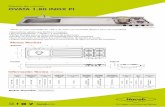 Mesón de cocina OVATA 1.80 INOX PI - Haceb | Fabricantes y comercializadores de electrodomésticos para el … - MESON OV… · TO Peso Neto Peso Bruto Alto x Ancho x Profundo 180