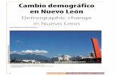 Cambio demográfico en Nuevo León - Instituto Nacional de ... · Macroplaza. Monterrey, Nuevo León/Memo Vasquez ... pectiva a largo plazo tiene el efecto de modificar la estructura