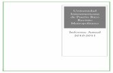 Informe Anual 2010-2011 - Recinto Metrometro.inter.edu/servicios/annual_reports/INF ANUAL 2010-2011.pdf · VI. GERENCIA Y FINANZAS ... GEMA 1200 Fundamentos de Álgebra x GEPE 2020