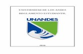 UNIVERSIDAD DE LOS ANDES REGLAMENTO … · 2018-03-06 · ... Ley 070 de Educación “Avelino Siñani – Elizardo Pérez”, Reglamento General de Universidades Privadas ... Debe