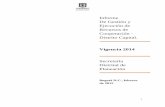 Informe Ejecución de Cooperaciónsaludcapital.gov.co/Documents/Informe SICO 2014.pdf · SEGUIMIENTO A LA GESTIÓN Y EJECUCIÓN DE LAS MEMBRESÍAS DEL ... para el fortalecimiento