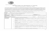 SECRETARÍA DE DESARROLLO SOCIAL - gob.mx · sujetándose el desarrollo del Proceso de Selección y las sesiones del Comité Técnico de Selección a las disposiciones de la Ley del
