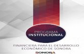 Programa Institucional de Financiera para el - …fideson.gob.mx/SitioPublico/Archivos/FIDESON-Programa Institucional... · pequeña y mediana empresa para fomentar el crecimiento