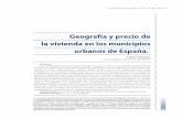 Geografía y precio de la vivienda en los municipios ... · C. CHASCO (2008): GEOGRAFÍA Y PRECIO DE LA VIVIENDA EN LOS MUNICIPIOS URBANOS DE ESPAÑA 1.- Introducción. La evolución