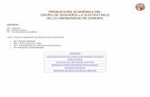 PRODUCCIÓN ACADÉMICA DEL GRUPO DE DESARROLLO SUSTENTABLE ... · A Inicio PRODUCCIÓN ACADÉMICA DEL GRUPO DE DESARROLLO SUSTENTABLE DE LA UNIVERSIDAD DE SONORA Abreviaturas: Vol.