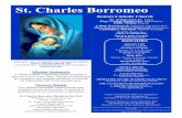 St. Charles Borromeo · Estamos muy agradecidos con Dios por poder celebrar los ... un juego completo de casullas blancas para ocasiones ... Nuestra nuevas sesión de estudio bíblico