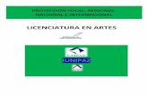 IUNIPAZ · Danza Contemporánea Femineidad y Dolor Creación artística: El programa de Licenciatura en Artes, ha contribuido desde su quehacer artístico, en