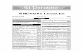 Cuadernillo de Normas Legales - mef.gob.pe · El Peruano NORMAS LEGALES Lima, viernes 30 de noviembre de 2012 479629 RR. N°s. 05840, 05841 y 05897-R-12.- Autorizan viajes de representantes